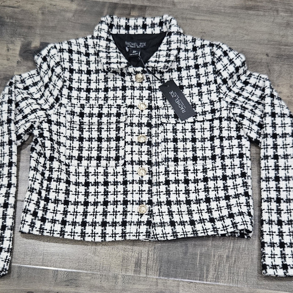 Rachel Zoe Black and White Women's Jacket